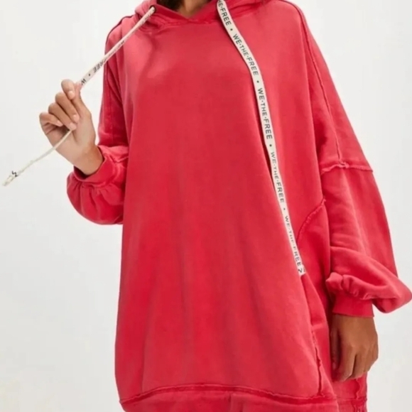 NWT Free People We The Free We Hoodie Size Large - Picture 2 of 4